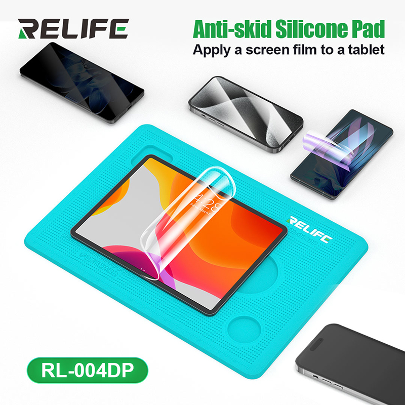 Bar Mat Rubber - RELIFE RL-004DP プロフェッショナルフィルムシリコンパッド多機能滑り止めマット修理用携帯電話フラットパネル修理作業マット