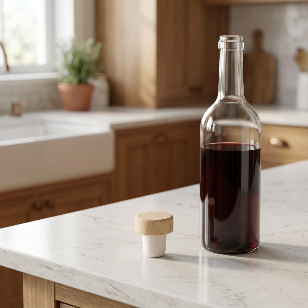 Wine Preservation Pump - 10 個真空シールワインボトルストッパー再利用可能な鮮度保持ワインコルクストッパー漏れ防止ボトルプラグキッチン用