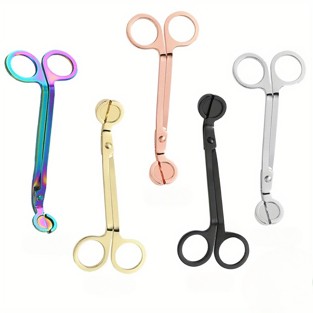 Home Barber - ステンレス鋼キャンドルトリマーポリッシュ芯クリッパーカッターアロマセラピーカラーはさみ DIY キャンドルツールキャンドルケアアクセサリー