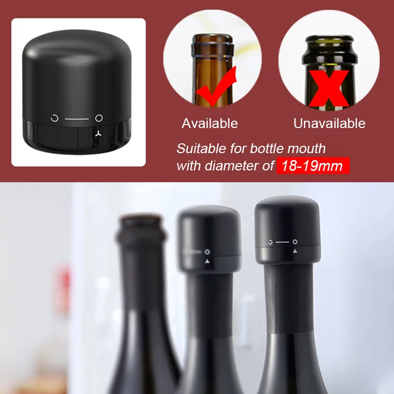 1-5 個真空密封ワインボトルプラグシャンパンストッパー漏れ - Wine Preservation Pump のレビューと価格