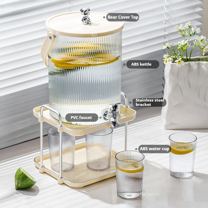 5L/3.5L 冷水ケトル 蛇口付き 大容量 ビール飲料ディ - Citrus Juicer Bar のレビューと価格