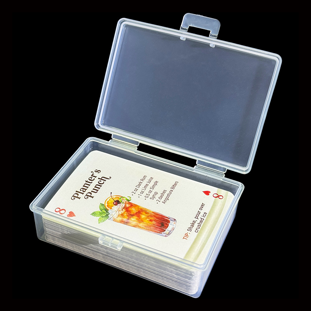 54枚のカードで構成されたオリジナルカクテルレシピ集、バーテ - Cocktail Recipe Book のレビューと価格