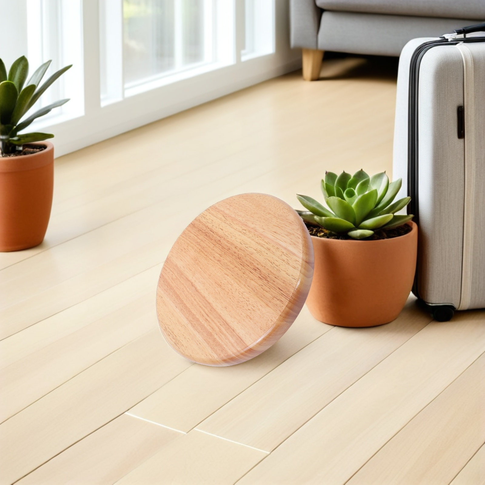 木製丸型スツールシート交換用、無垢材の天然木表面、商業用・家 - Home Bar Stools のレビューと価格