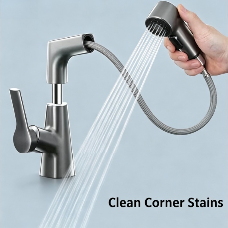 バスルームの引き出し式蛇口、温水と冷水の両用リフティング洗面 - Home Bar Sink のレビューと価格
