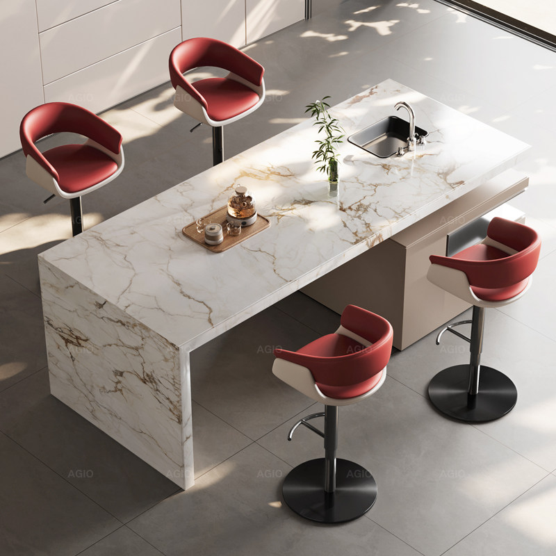 モダンなアクセントバースツール、北欧風回転式デザイナーズバー - Home Bar Stools のレビューと価格