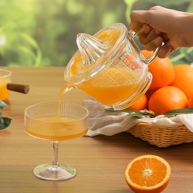 クリエイティブホームガラス製レモンジューサー、手動フルーツジ - Citrus Juicer Bar のレビューと価格